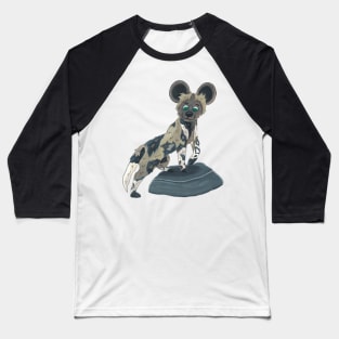 African Wild Dog Baseball T-Shirt